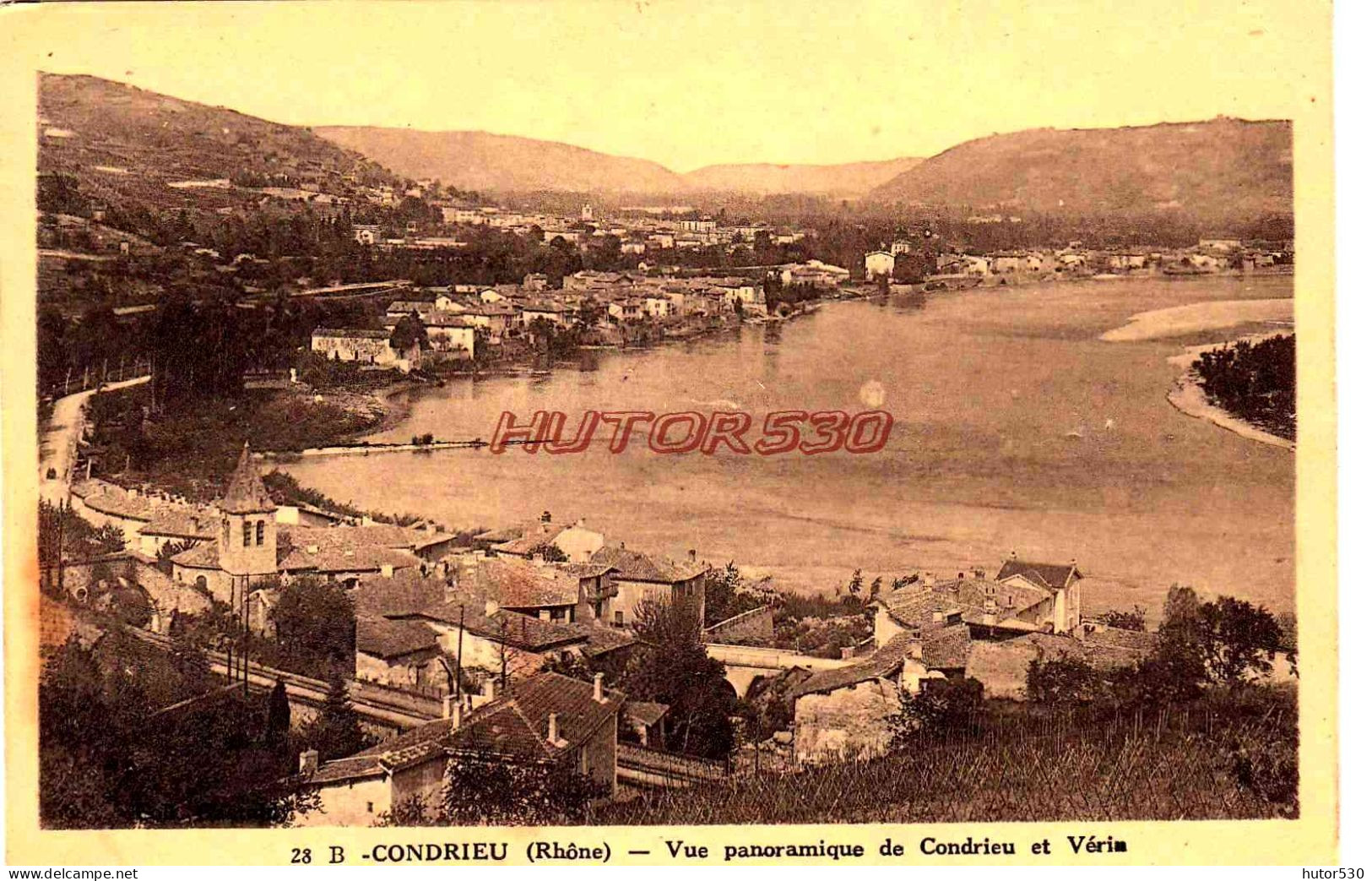 CPA CONDRIEUX - VUE PANORAMIQUE CONDRIEU RT VERIS - Condrieu