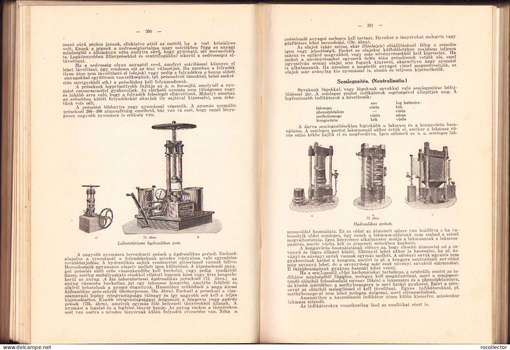 A Gyógyszerészi Gyakorlat és Gyógyszerüzemi Technika Kézikönyve Irta Vondrasek József I Kotet 1925 Budapest 230SP - Alte Bücher