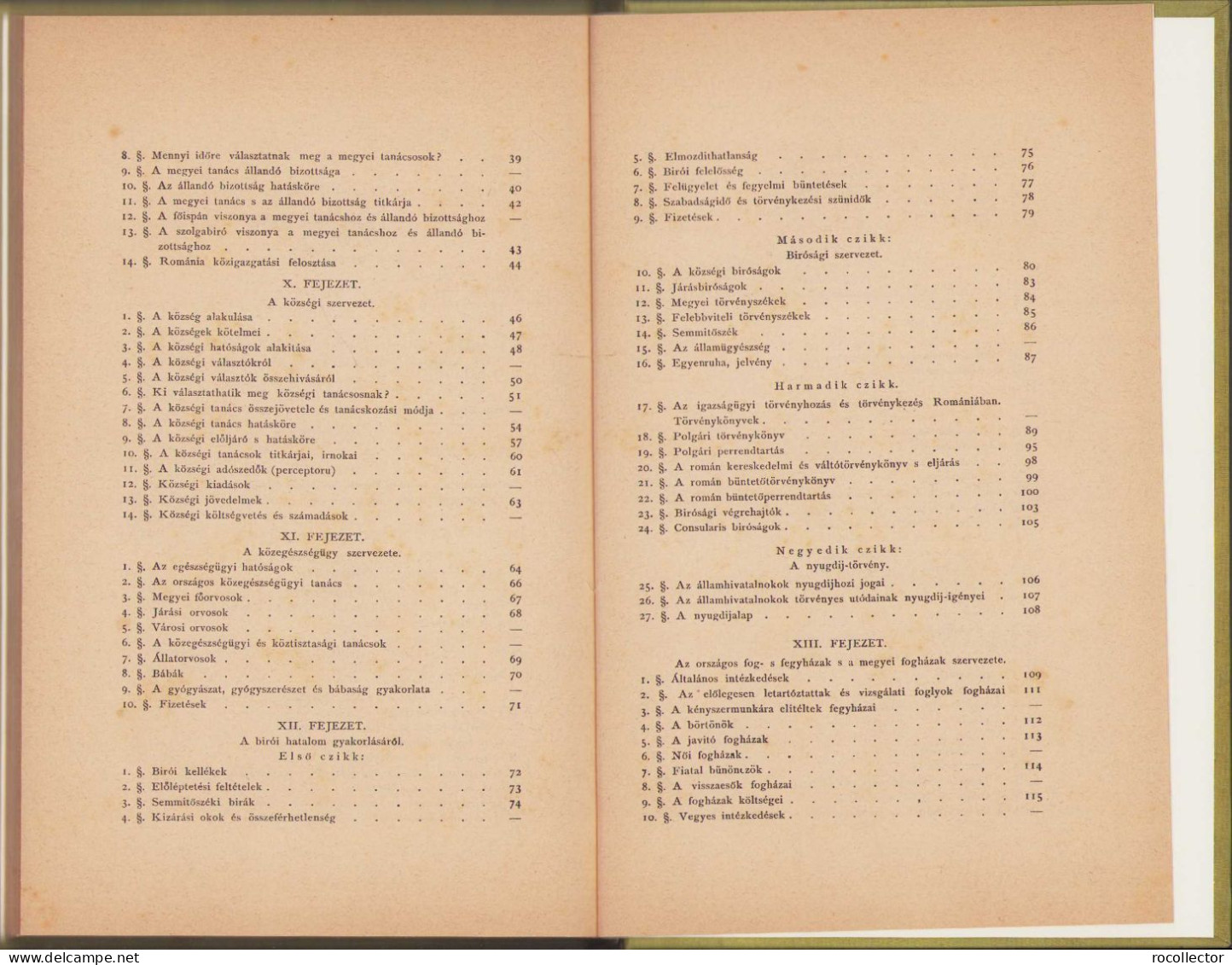 Romániai alkotmányos intézményei irta Pap László, 1880, Sátoraljaújhely 117SP