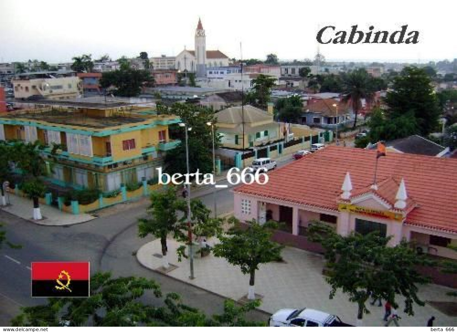 Angola Cabinda City View New Postcard - Angola