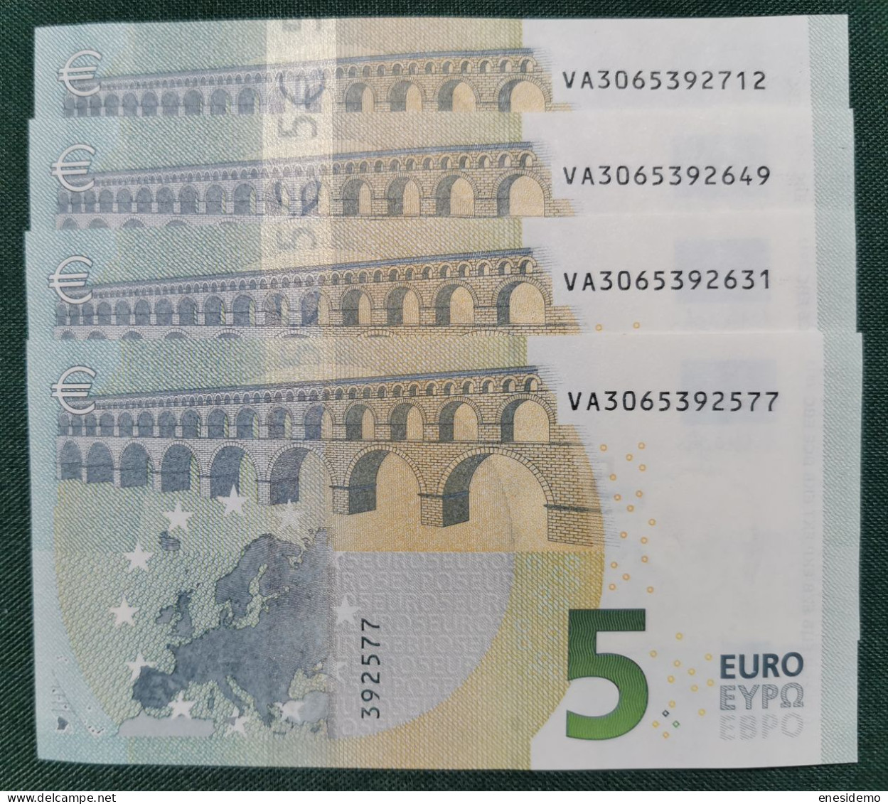 5 EURO SPAIN 2013 DRAGHI V002A1 VA FIRST POSITION SC FDS UNCIRCULATED  PERFECT - 5 Euro