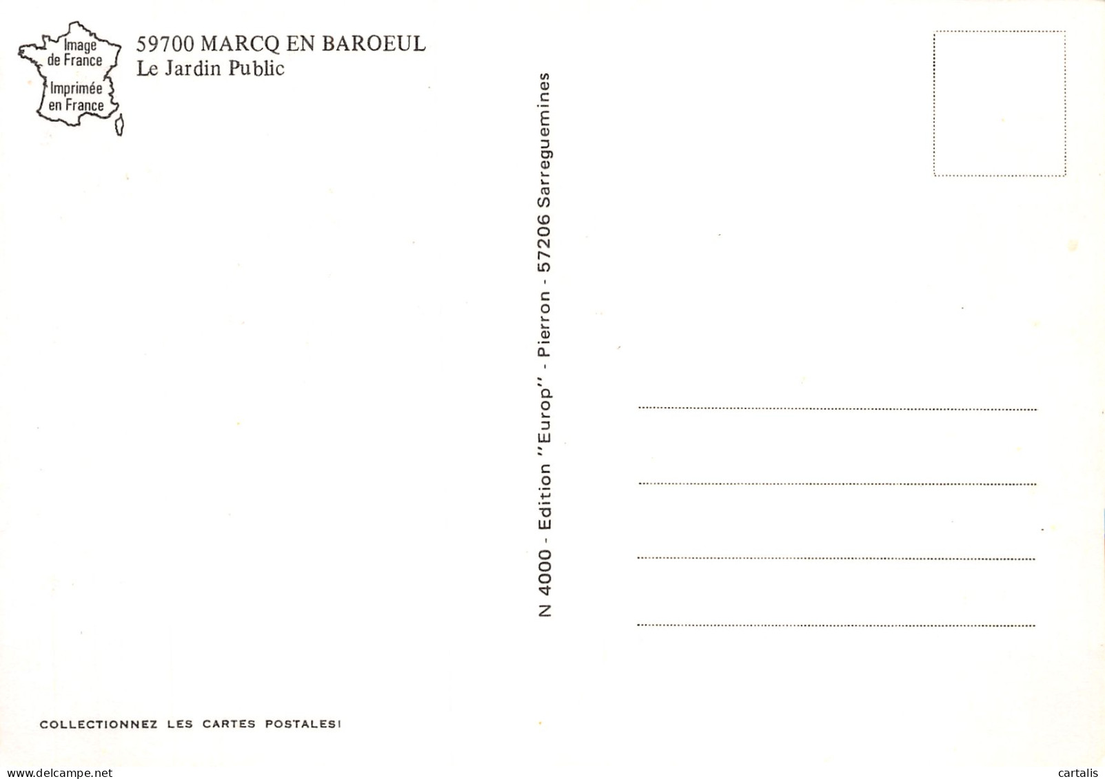 59-MARCQ EN BAROEUL-N°C4045-B/0183 - Marcq En Baroeul