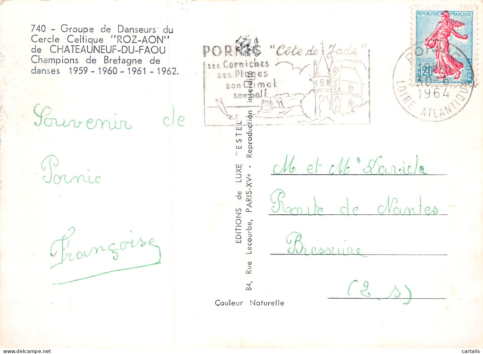 29-CHATEAUNEUF DU FAOU-N°C4046-D/0143 - Châteauneuf-du-Faou