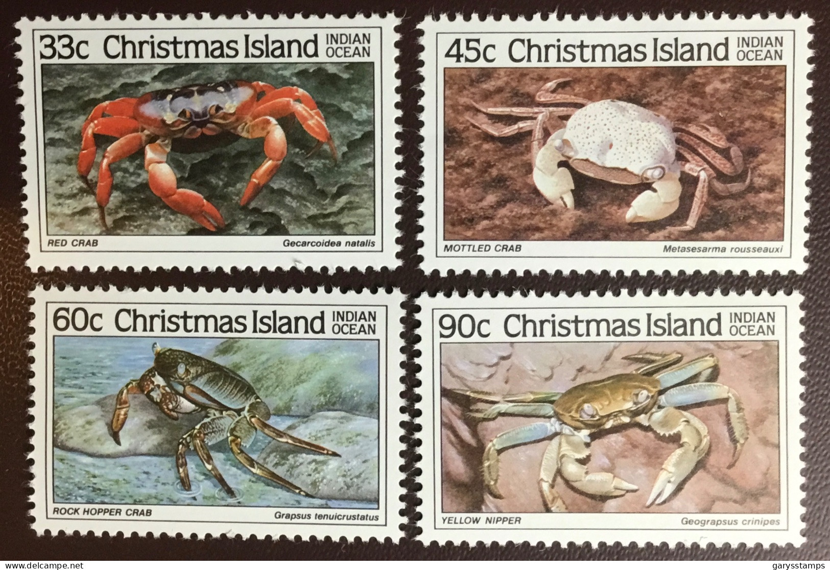 Christmas Island 1985 Crabs 3rd Series MNH - Crustaceans