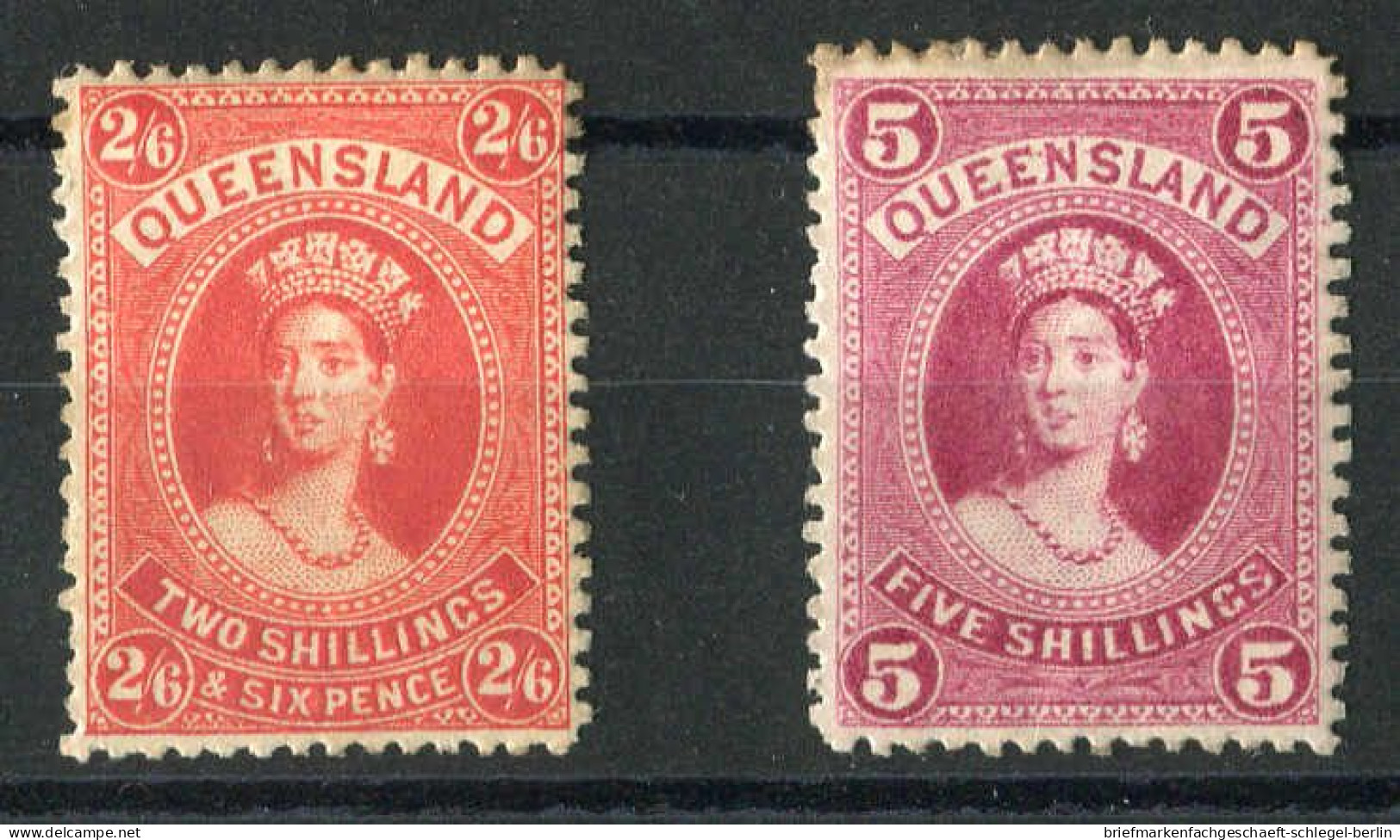 Queensland, 1886, 64-67, Ungebraucht - Autres - Océanie