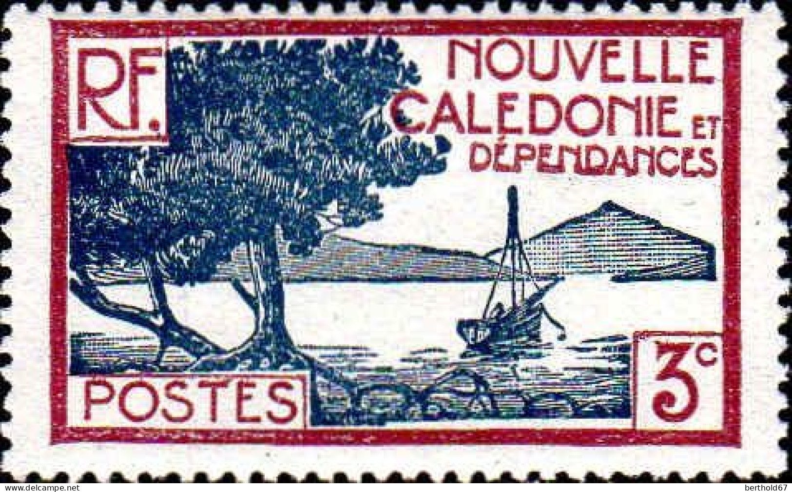 Nle-Calédonie Poste N* Yv: 180 Mi:222 Baie De La Pointe Des Palétuviers (défaut Gomme) - Nuovi