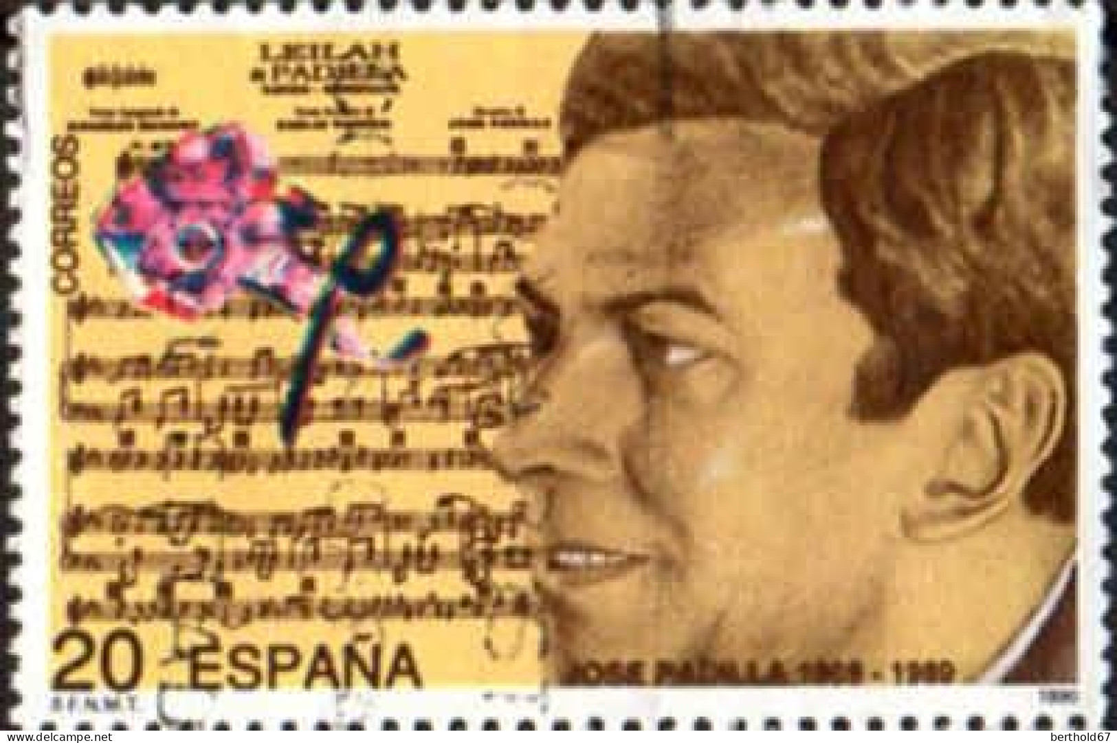 Espagne Poste Obl Yv:2683 Mi:2948 Jose Padilla (Obl.mécanique) - Usados