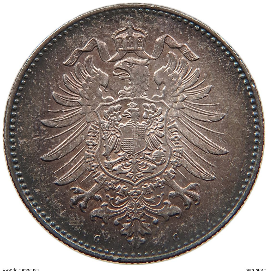 GERMANY EMPIRE 1 MARK 1875 G #t033 0271 - 1 Mark