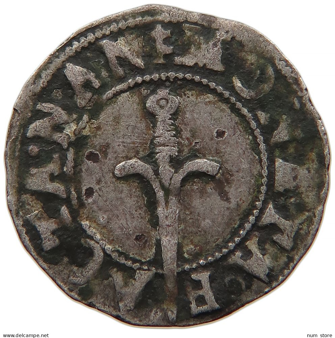 FRANCE 1/2 DEMI GROS CHARLES III. 1545-1608 LORRAINE LOTHRINGEN #t033 0035 - Lorraine