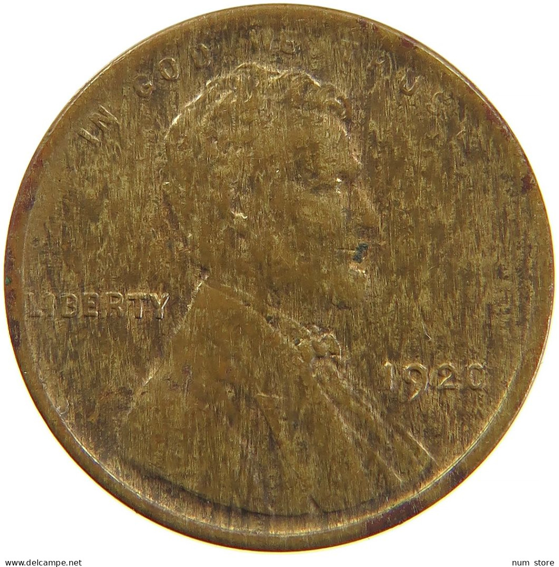 UNITED STATES OF AMERICA CENT 1920 LINCOLN #t032 0445 - 1909-1958: Lincoln, Wheat Ears Reverse