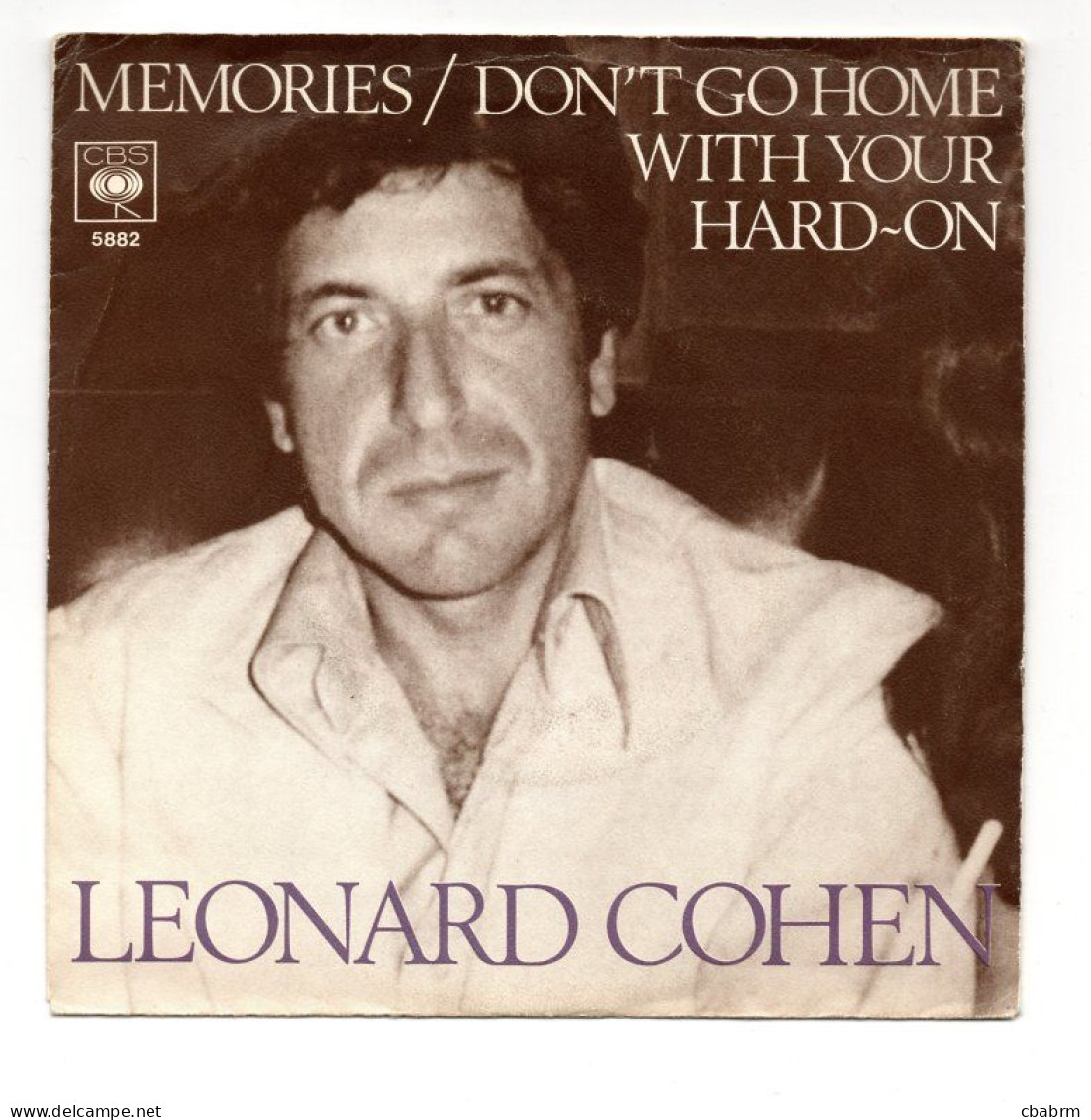 SP 45 TOURS LEONARD COHEN MEMORIES 1977 CBS 5882 HOLLAND - Rock