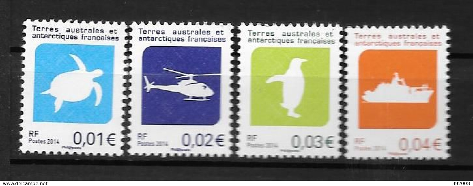 2014 - 705 à 708**MNH - Série Courante - Neufs