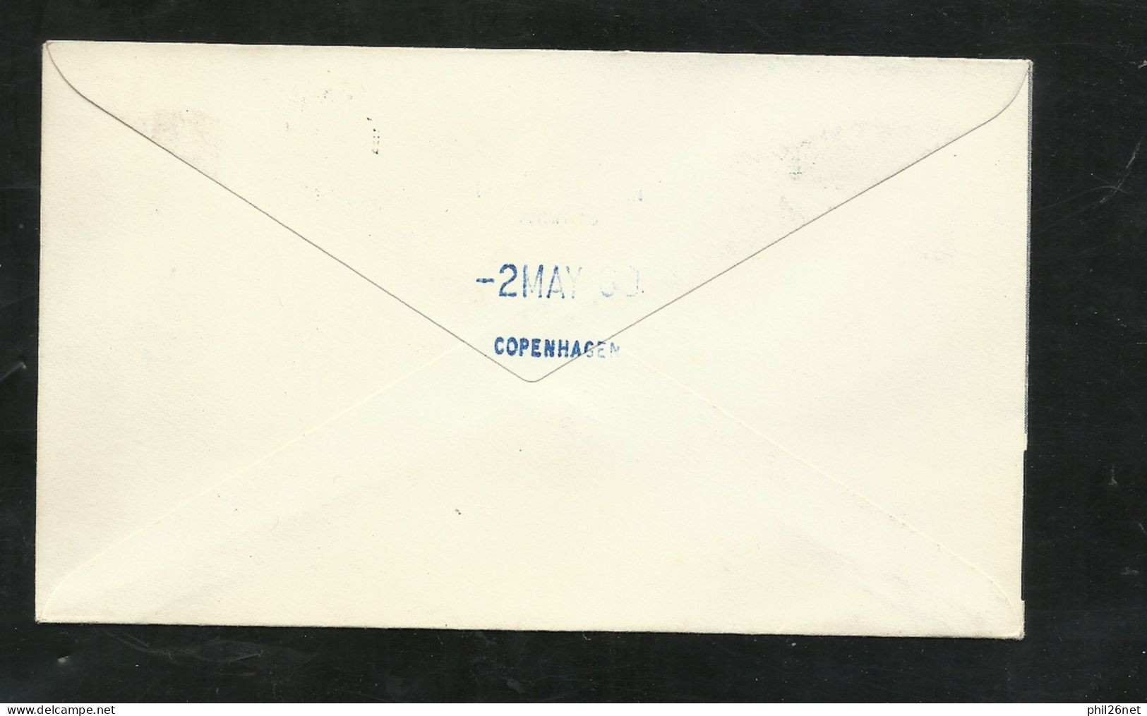 UK Lettre BEA  Comet 4B  1ère Liaison Aérienne Londres Le 01/05/1960 Pour Copenhague  Le 02/05/1960 N°  270 + Flamme  TB - Storia Postale