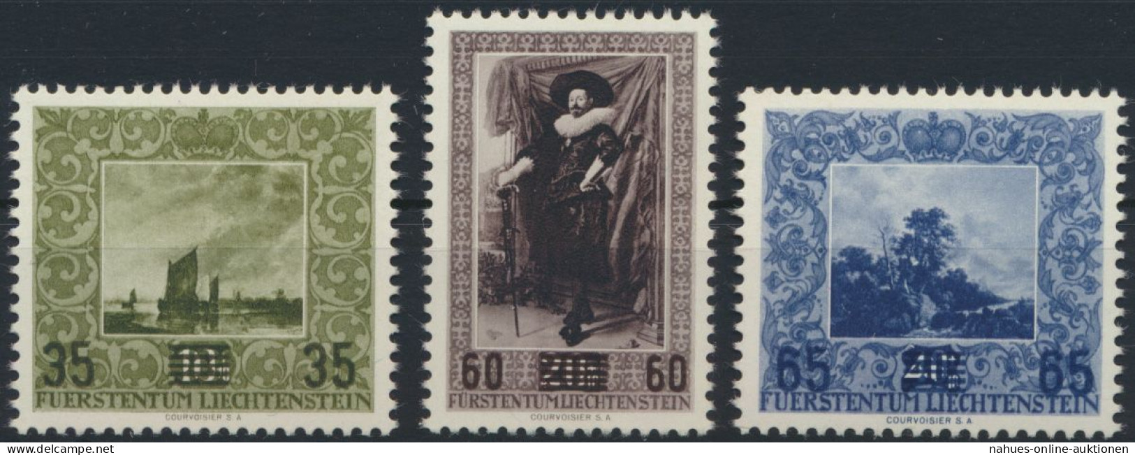 Liechtenstein 326-328 Gemälde Galerie Fürsten Tadellos Postfrisch MNH Kat 50,00 - Briefe U. Dokumente