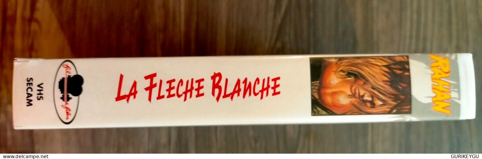 Rare VHS K7 CASSETTE VIDEO RAHAN La Fleche Blanche La Lance Magique TTBE 1987 - Rahan