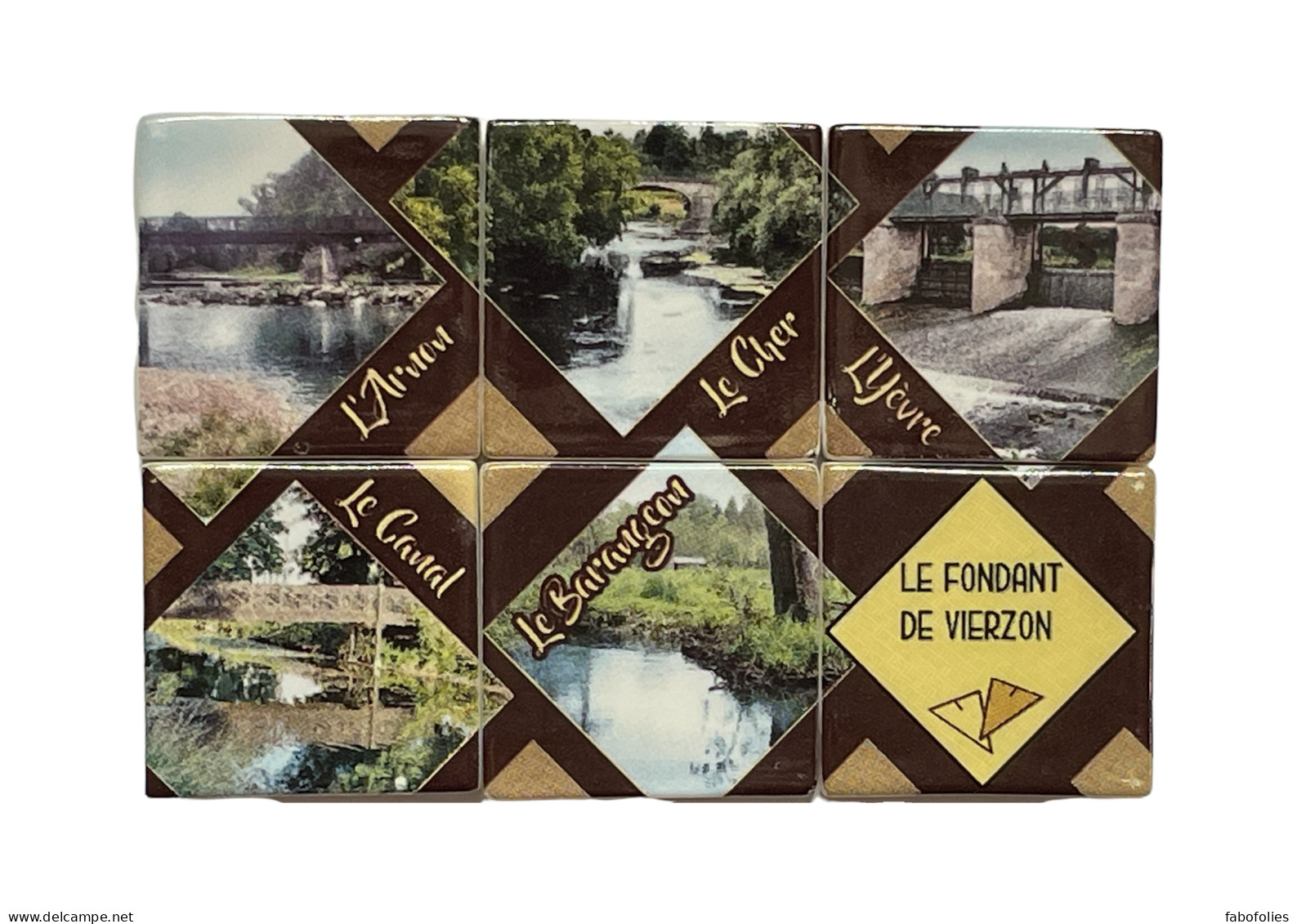 Série Complète De 6 Fèves Le Fondant De Vierzon - Regions