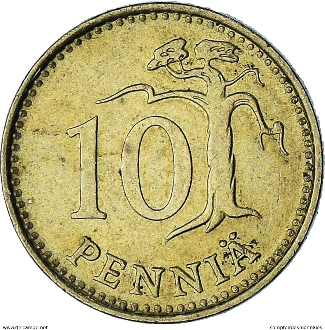 Finlande, 10 Pennia, 1981 - Finnland