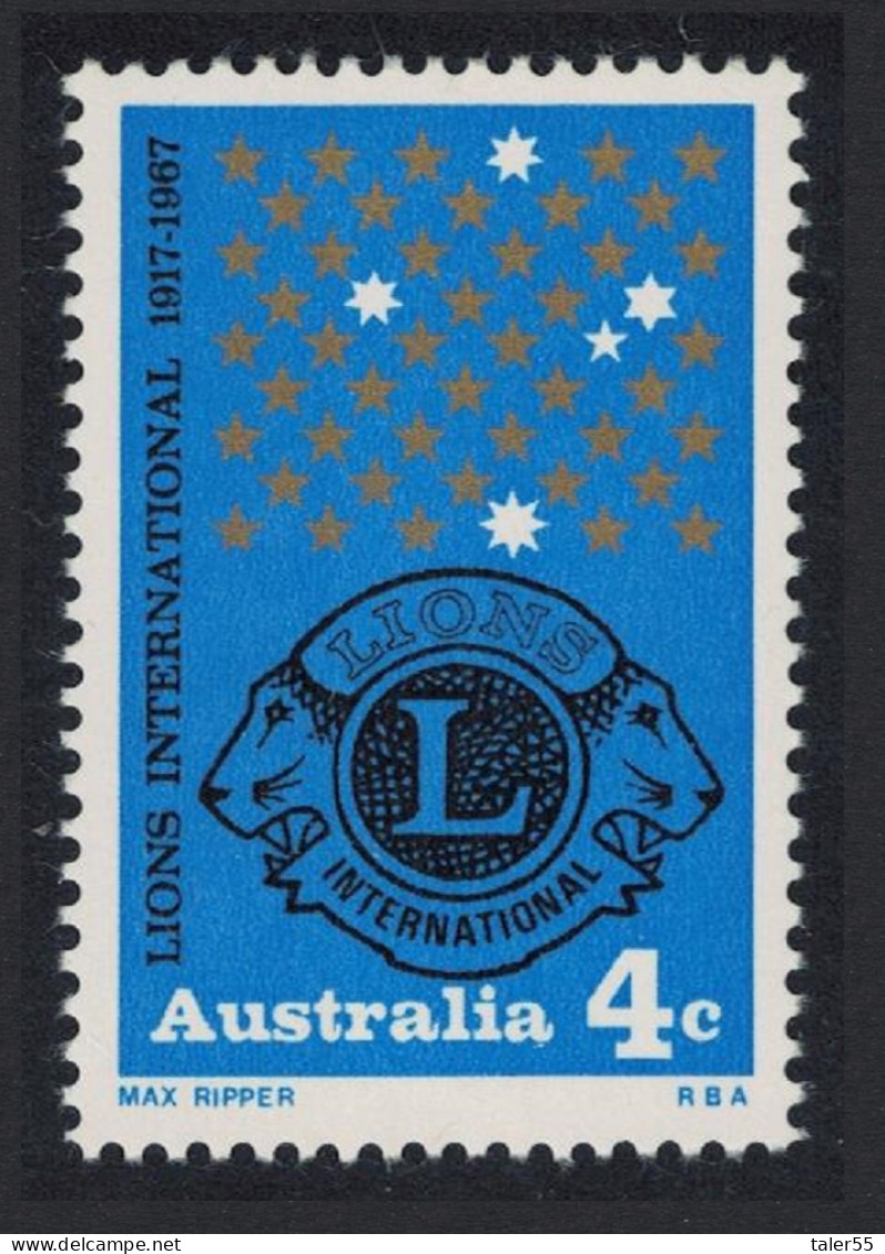 Australia Lions International 1967 MNH SG#411 - Nuovi