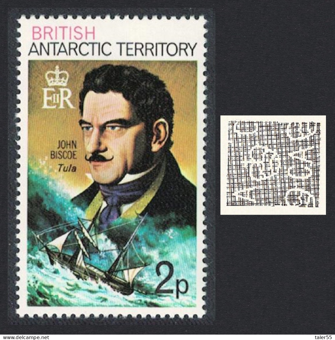 BAT Polar Explorer John Biscoe And 'Tula' 2p 1973 MNH SG#47 - Neufs