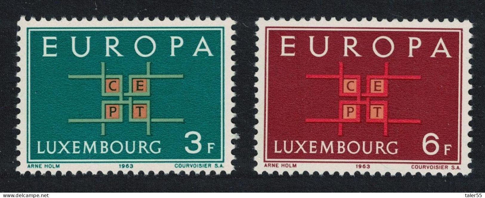Luxembourg Europa 2v 1963 MNH SG#730-731 - Ongebruikt