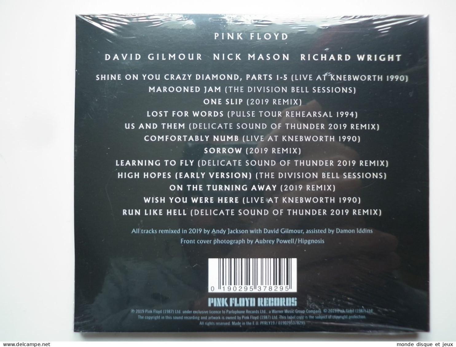 Pink Floyd Cd Album Digipack The Later Years 1987-2019 - Sonstige - Franz. Chansons