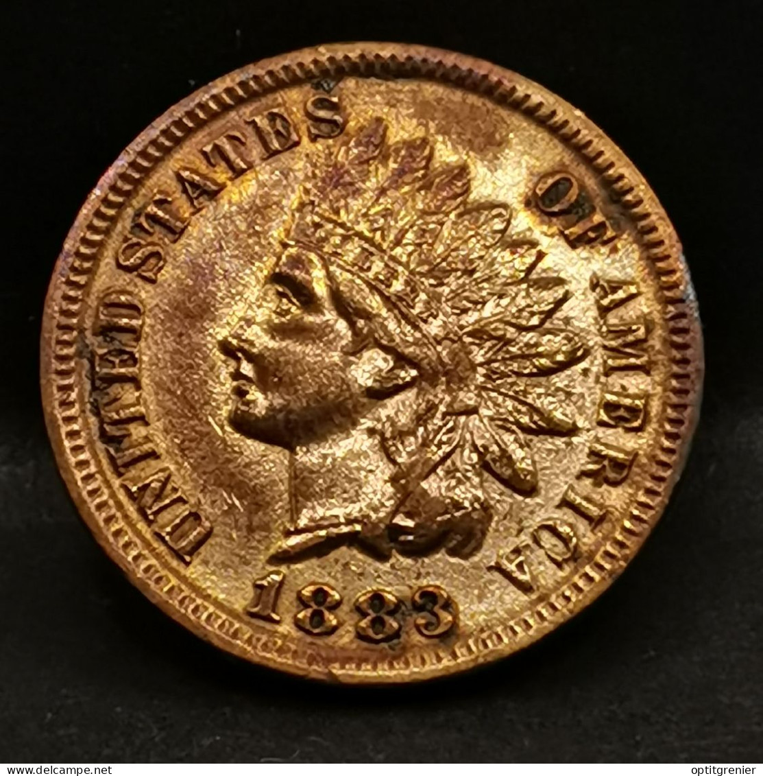 1 CENT INDIAN HEAD 1883 USA / TETE D'INDIEN - 1859-1909: Indian Head