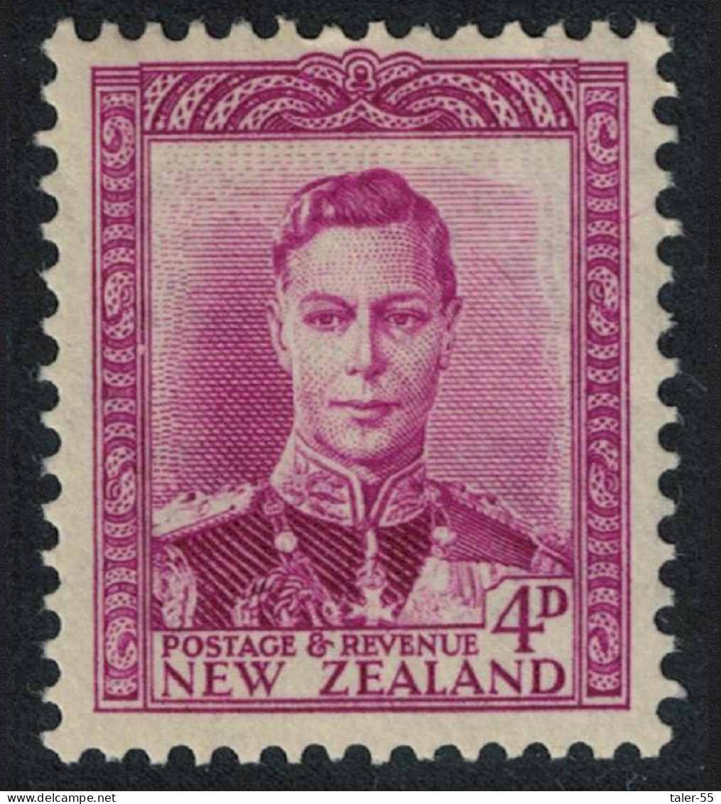 New Zealand King George VI 4d 1941 MNH SG#681 - Ungebraucht