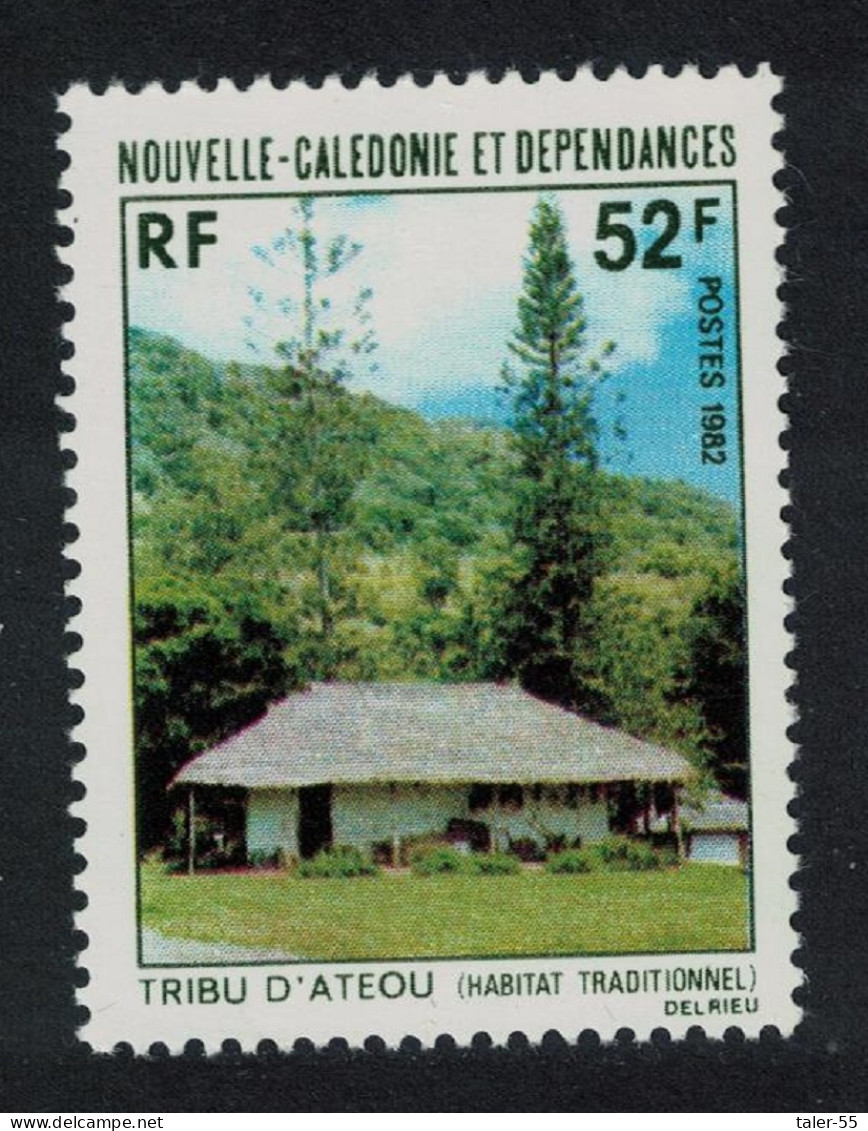New Caledonia Traditional Houses Ateou Tribal House 1982 MNH SG#683 - Nuevos