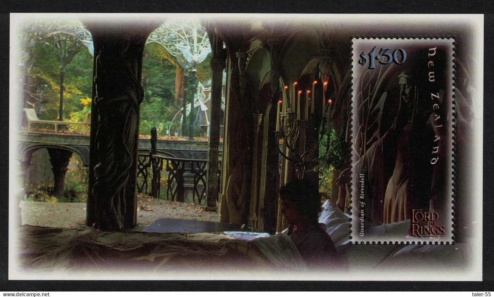 New Zealand 'The Lord Of The Rings' Guardian Of Rivendell MS 2001 MNH SG#MS2461 MI#Block 131 - Ungebraucht