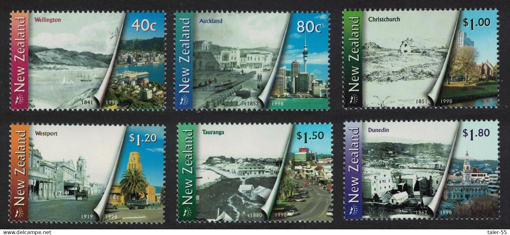 New Zealand Urban Transformations 6v 1998 MNH SG#2216-2221 - Unused Stamps