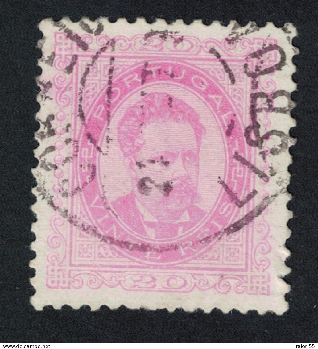 Portugal King Luis 20 Reis Vinte Reis 1882 Canc SG#232 MI#62 - Sonstige & Ohne Zuordnung