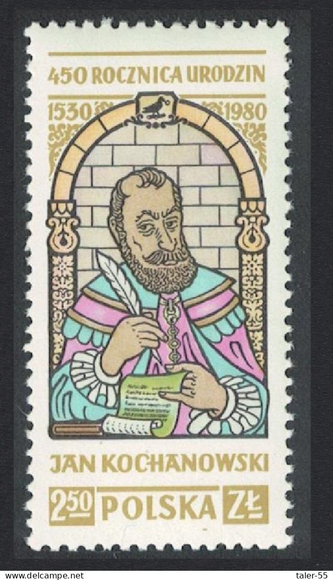 Poland 450th Birth Anniversary Of Jan Kochanowski Poet 1980 MNH SG#2698 - Ungebraucht