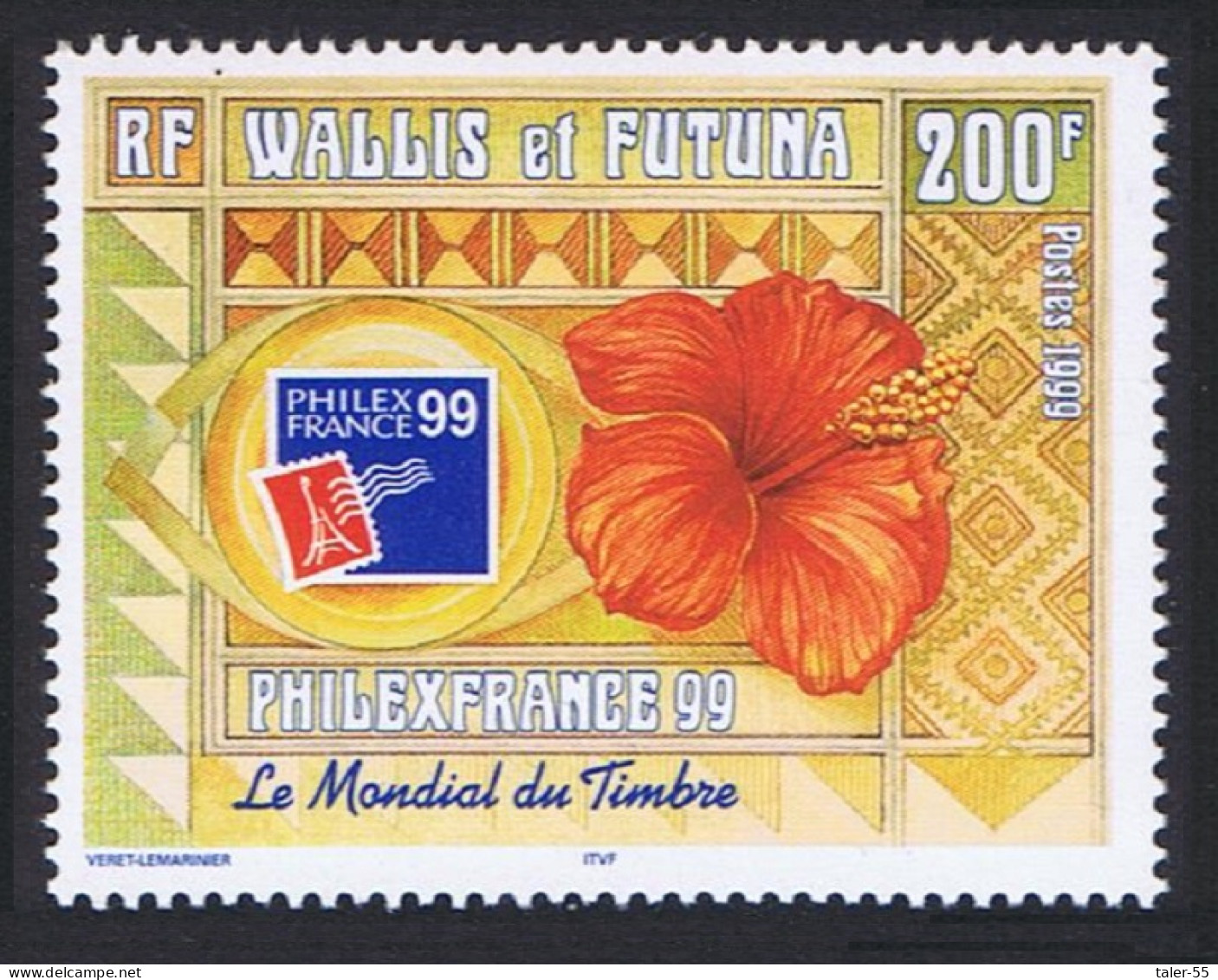 Wallis And Futuna Hibiscus 1999 MNH SG#747 Sc#519 - Ungebraucht