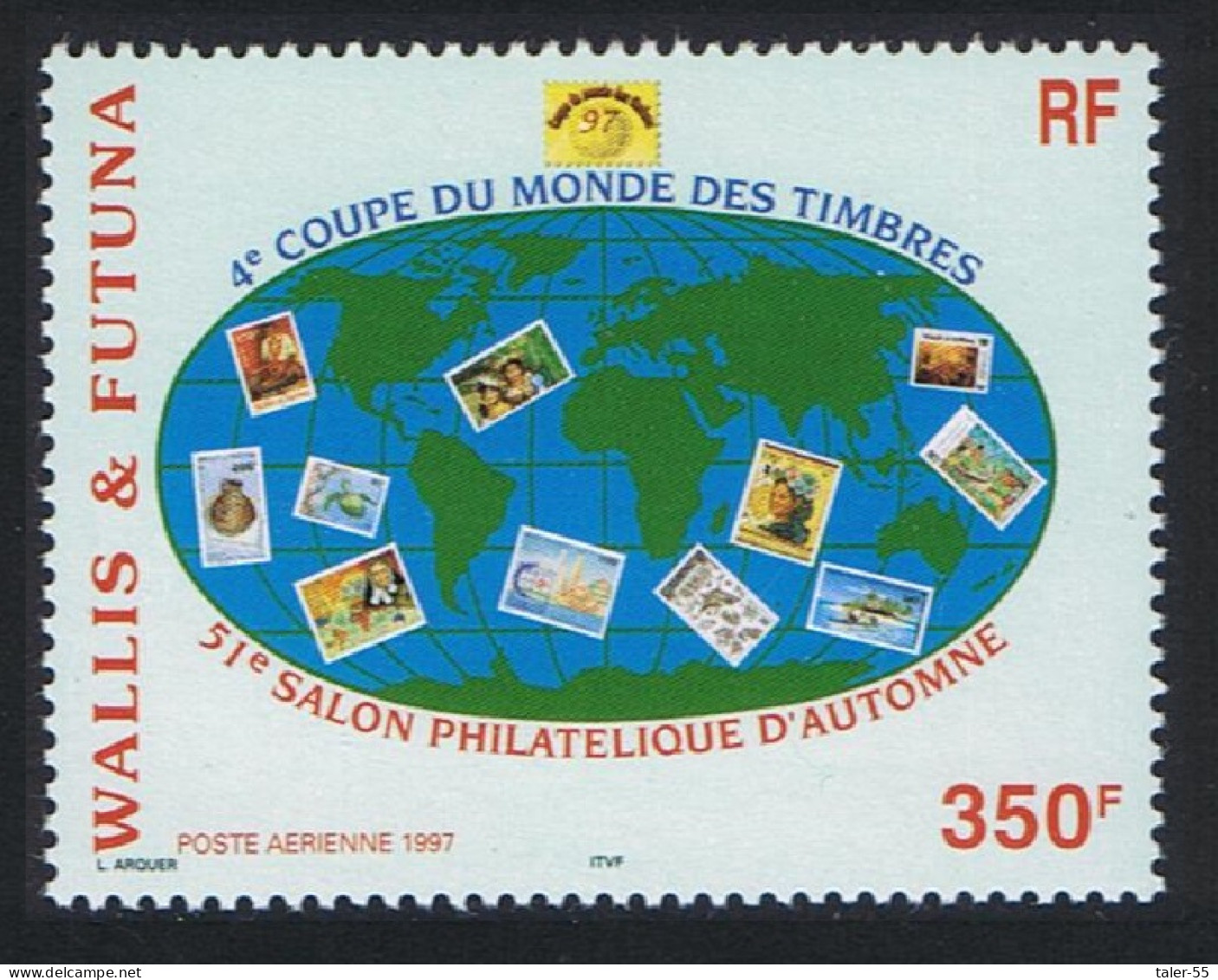 Wallis And Futuna 4th Stamp World Cup 1997 MNH SG#707 Sc#C197 - Unused Stamps