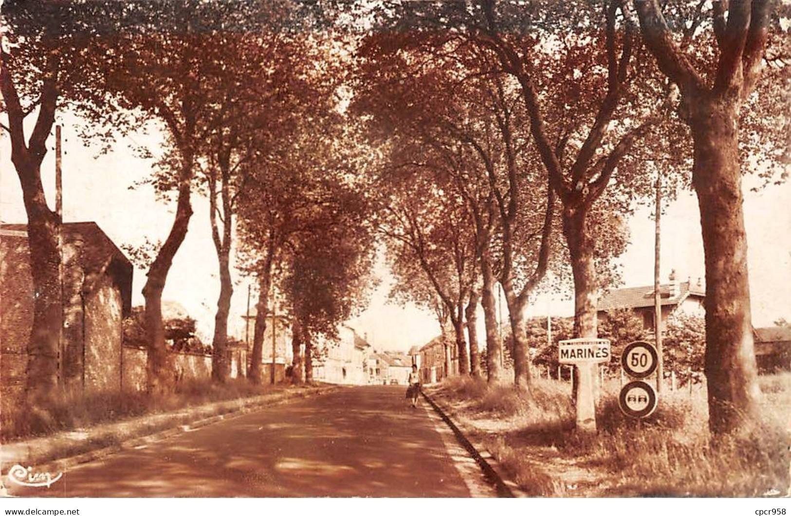 95 - SAN63541 - MARINES - Boulevard Gambetta - CPSM 14x9 Cm - Marines