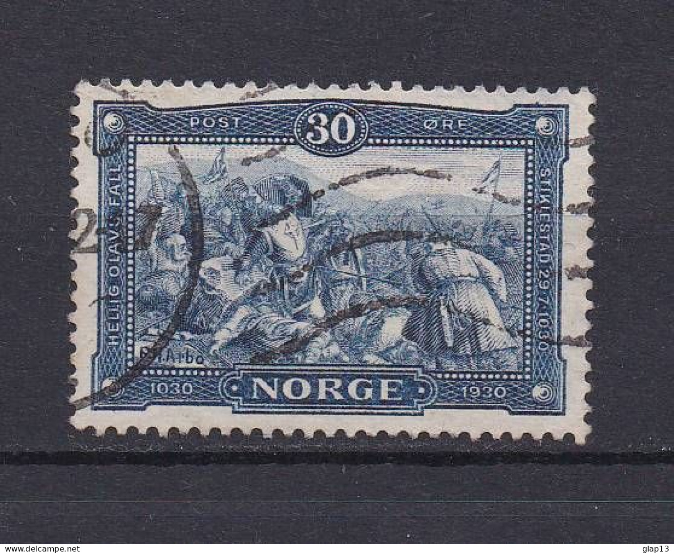 NORVEGE 1930 TIMBRE N°150 OBLITERE SAINT OLAF - Usados