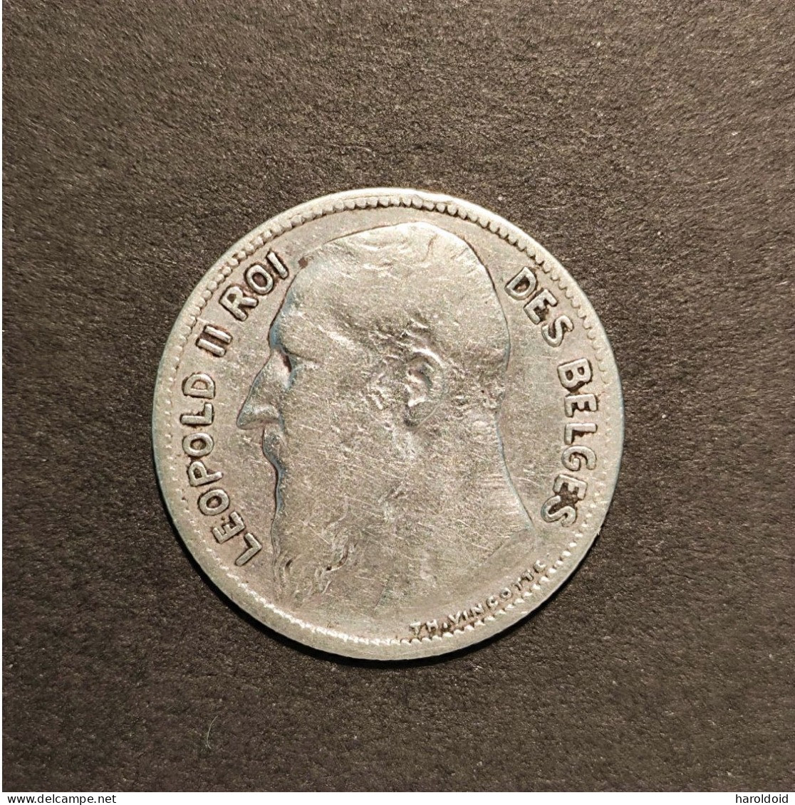 BELGIQUE - 1 FRANK LEOPOLD II 1904 - 1 Franc