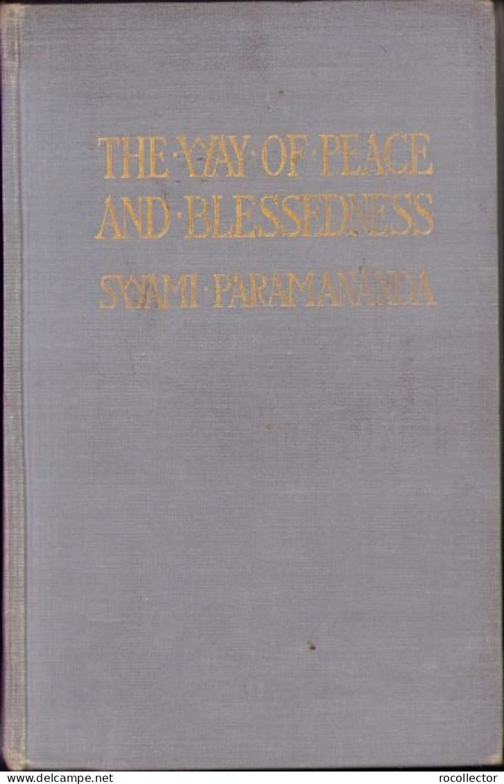 The Way Of Peace And Blessedness By Swami Paramananda, 1913 C1903 - Old Books