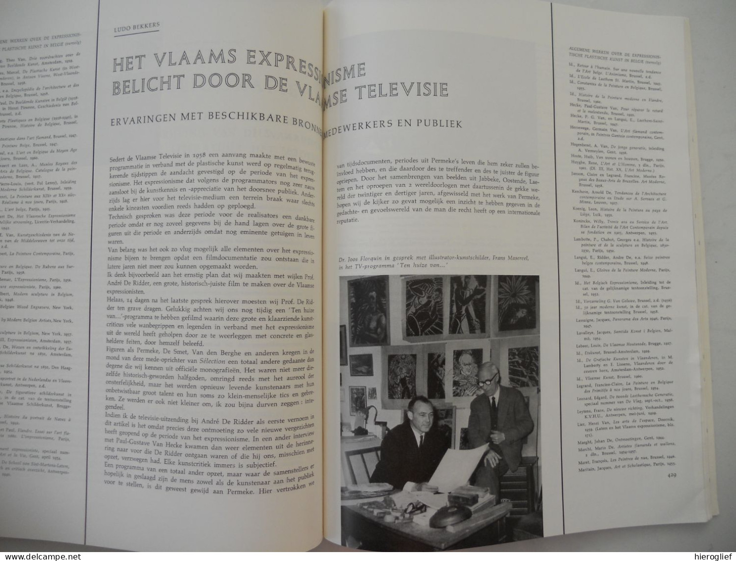 EXPRESSIONISME - Themanummer 66 Tijdschrift WEST-VLAANDEREN 1962 Literair Artistiek Schilderkunst Sint-martens-latem - Histoire