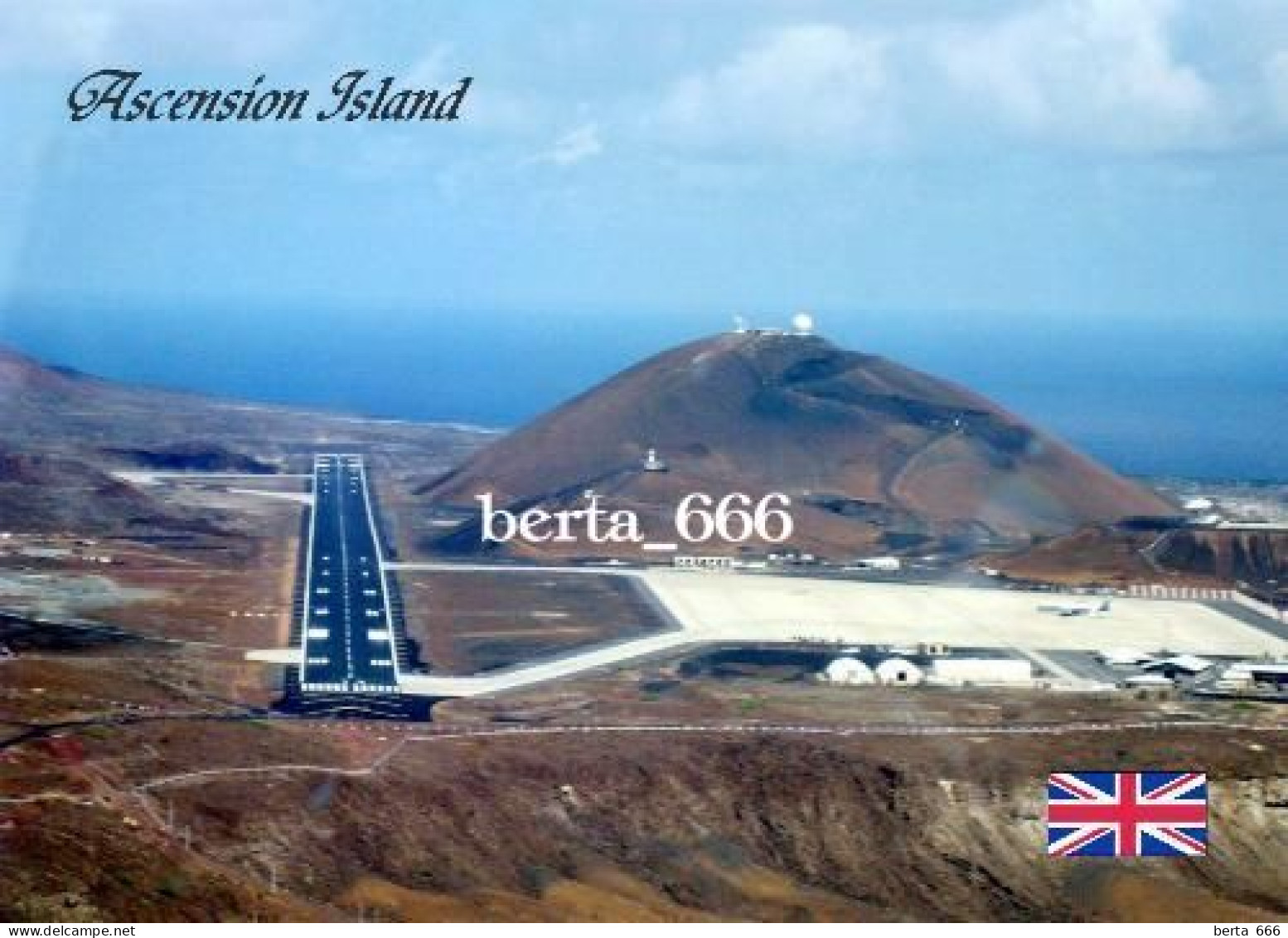 Ascension Island Airport Airfield New Postcard - Ascension Island