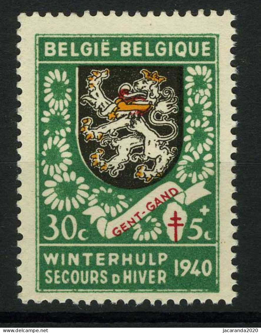 België 539-V ? ** - Ontbrekende Bloemblaadjes - Pétales Absents - 1931-1960