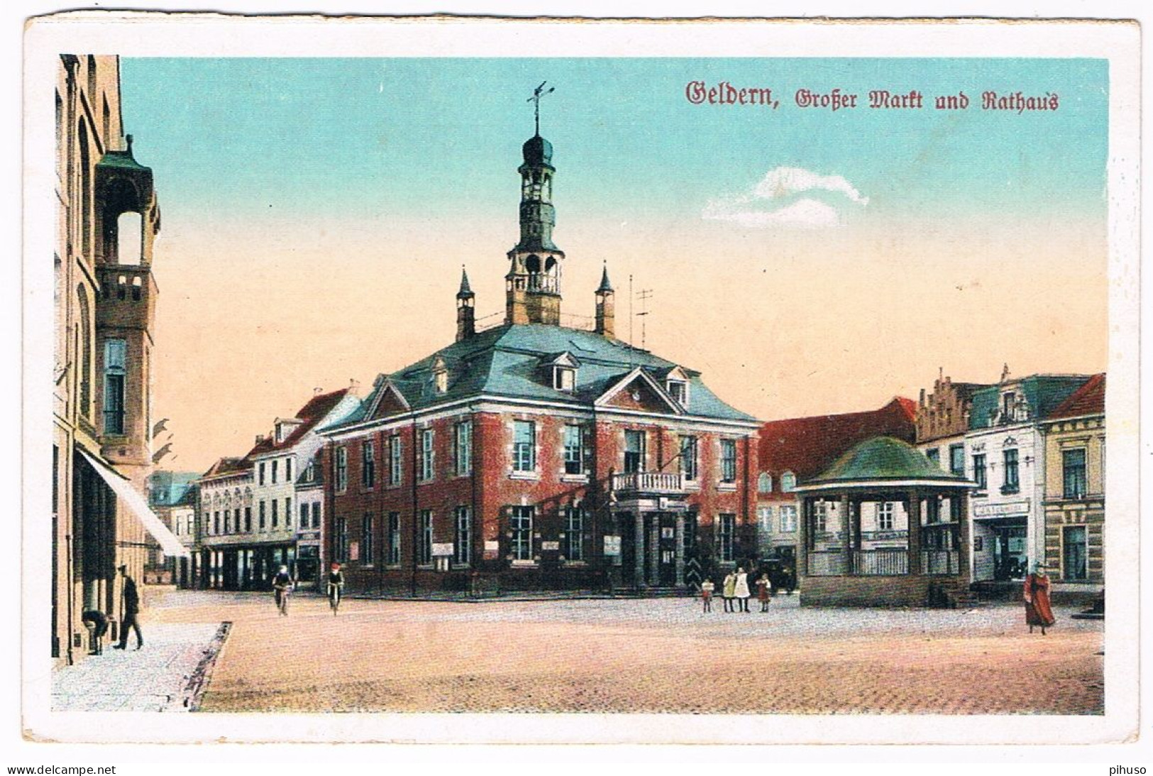D-17008  GELDERN : Grosser Markt Und Rathaus - Kleve