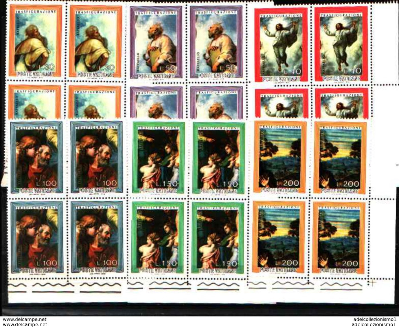 74094) VATICANO LOTTO QUARTINE MNH** VEDI FOTO INDICATIVA - Neufs