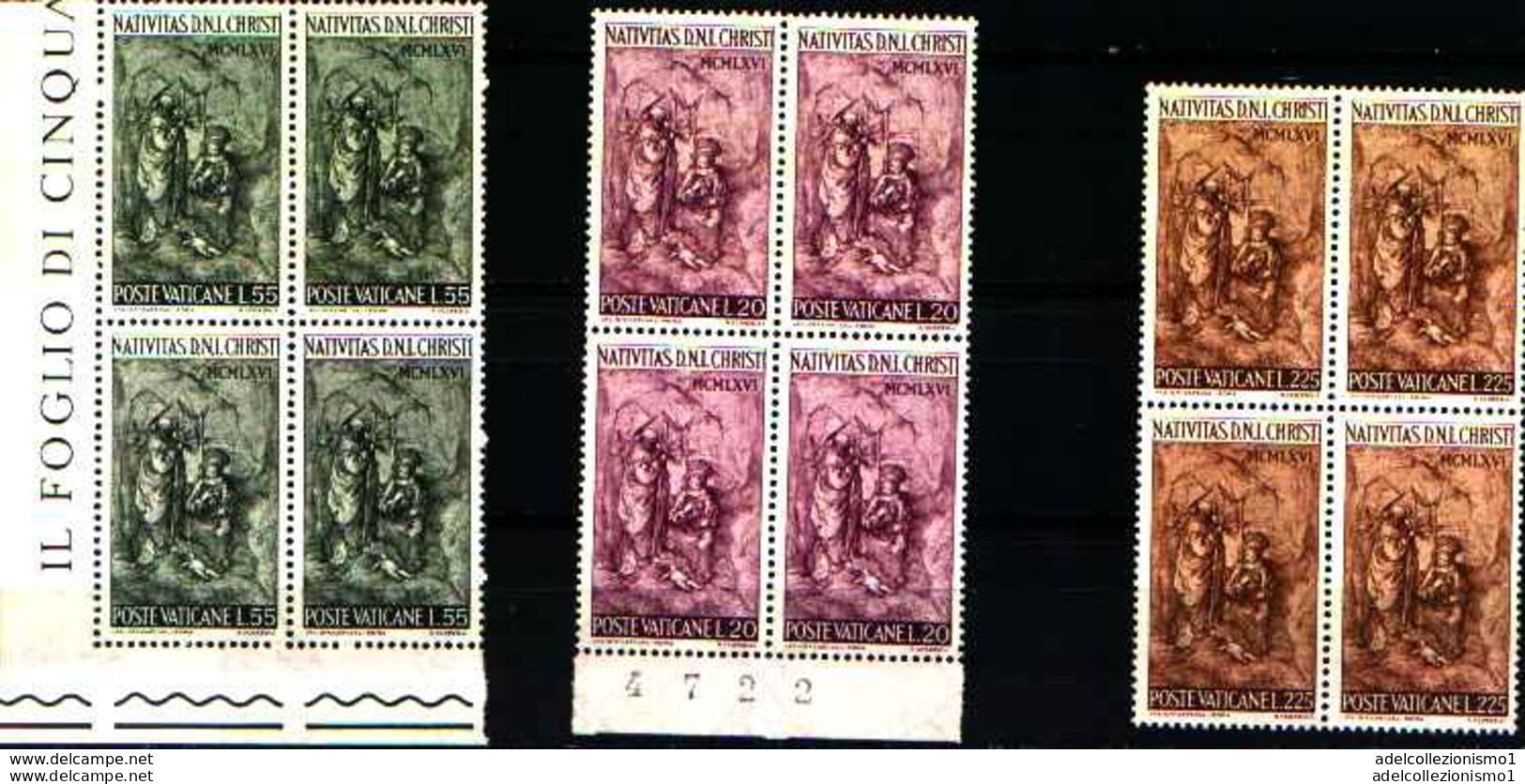 74100) VATICANO LOTTO QUARTINE MNH** VEDI FOTO INDICATIVA - Neufs