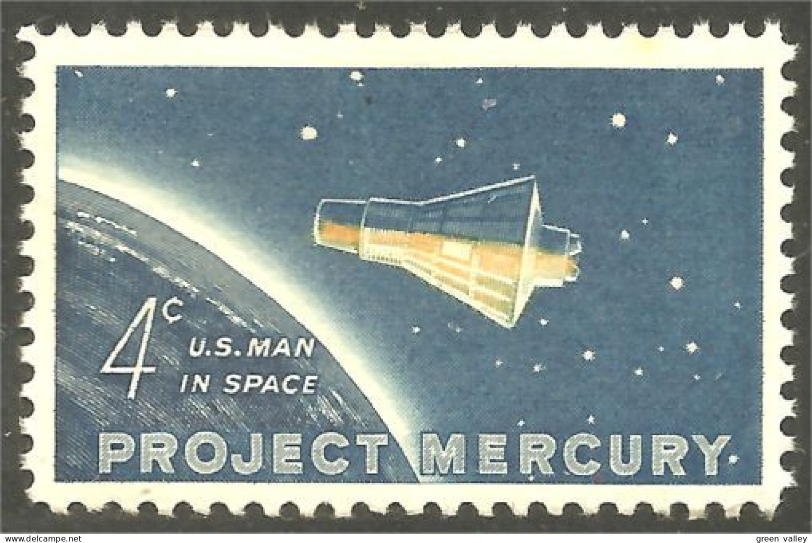 914 USA Projet Mercury Project Space Espace Satellite MNH ** Neuf SC (USA-1193e) - Estados Unidos