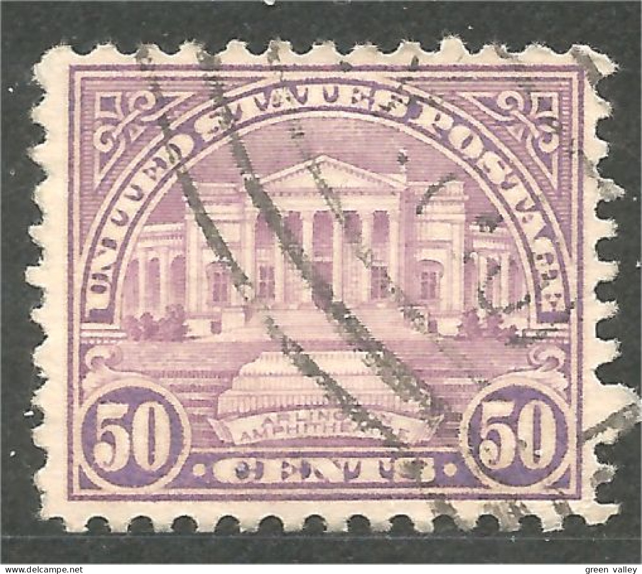 912 USA 1922 50c Violet Arlington (USA-449) - Used Stamps