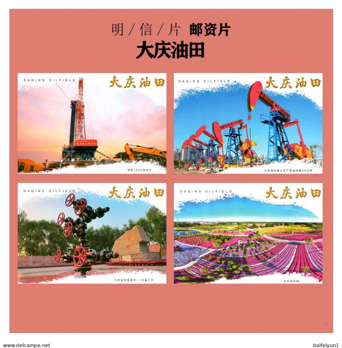 China 2023 TP42 DaQing Oilfield Special Pre-stamped Postcards - Cartes Postales