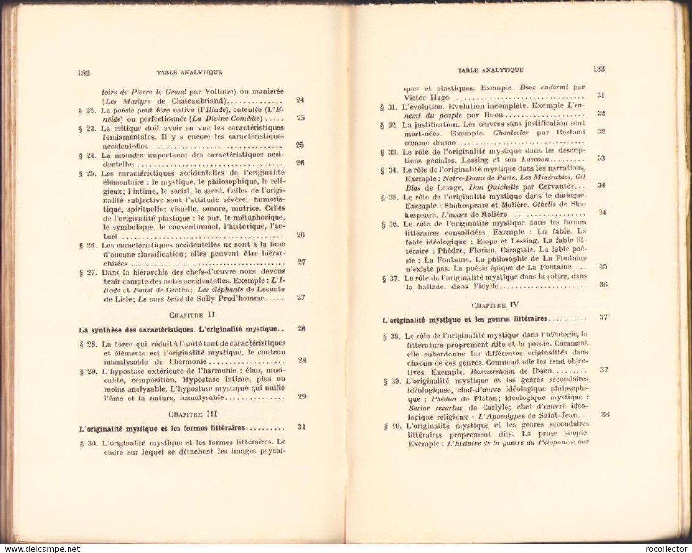 La Science De La Littérature Par Mihail Dragomirescu, Tome IV, 1938 Paris C1654 - Old Books