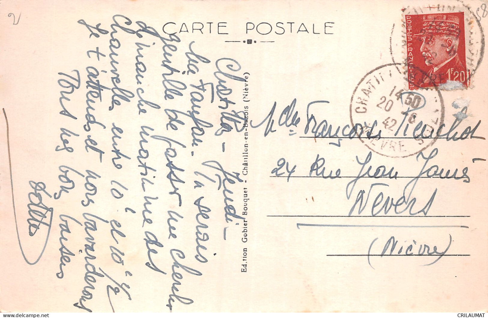 58-CHATILLON EN BAZOIS-N°LP2967-D/0257 - Chatillon En Bazois