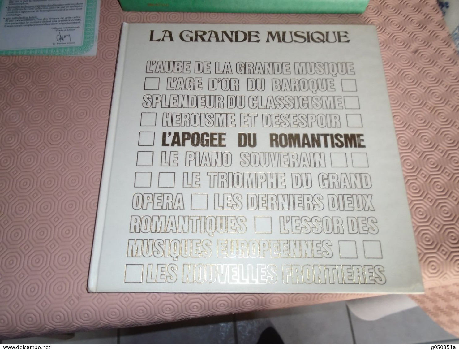 **GRAMMOPHON ** (L'APOGEE Du ROMANTISME) ( Par  COFFRET = 6 SYMPHONIES + 1 LIVRE Meme TITRE  ) SUPERBE - Altri - Musica Tedesca